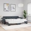 Vidaxl Sofa Rozsuwana, Ciemnozielona, 80X200 Cm, Aksamit