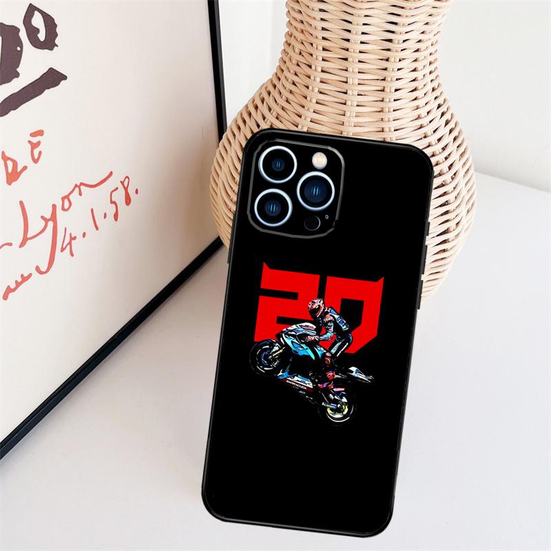 Чехол для телефона Moto Fabio Quartararo для iPhone 16 15 Pro Max 11 12 13 Mini 14 Plus X XR XS Max