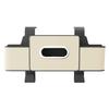 Car Seat Back Multi-Function Storage Organizer Leather+ABS Tissue Box Cup Holder with Hooks