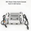 Мини-портативная ретро-видеоигровая консоль для SNES, домашний игровой плеер, AV-выход, встроенные 620 игр SFC с проводным геймпадом, игровой аксессуар