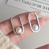 Xiaomi 925 Sterling Silver Earrings For Women Trendy Geometric Pearl Earring Jewelry Prevent Allergy Party Gift Accessories