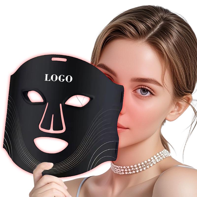 Whatnot 4 Modes Portable LED Face Mask Intelligent Timing Wireless LED Facial Anti Wrinkle Compact Beauty Mask for Travel USD