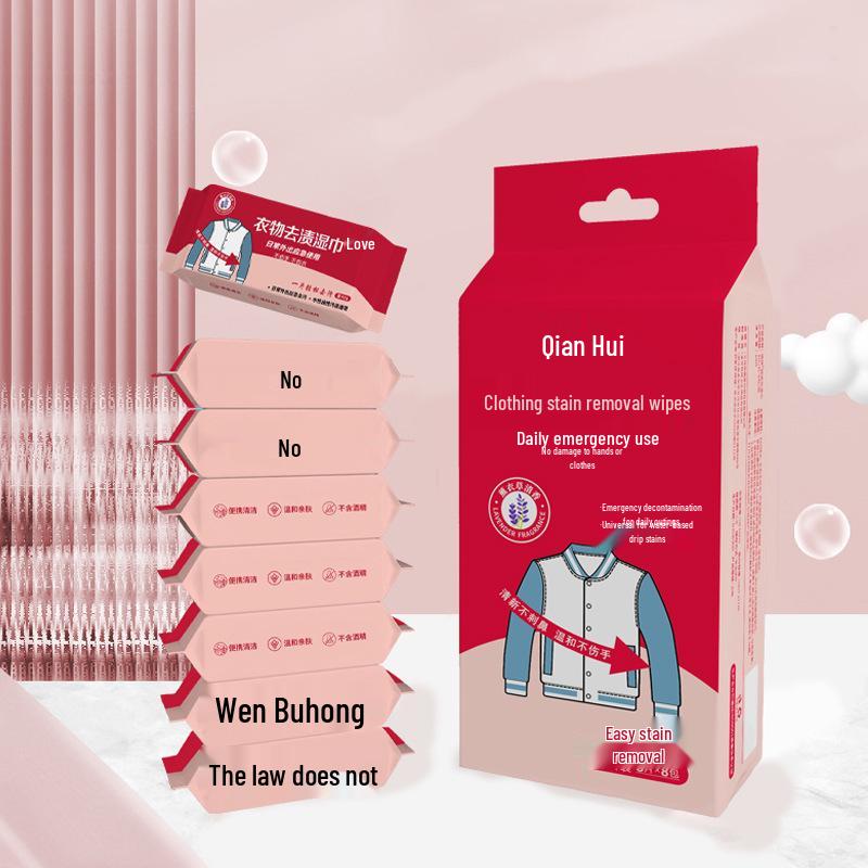 Portable Mini Wipes: Hand & Mouth Cleaning, Stain Removal, Disposable for Students & Children