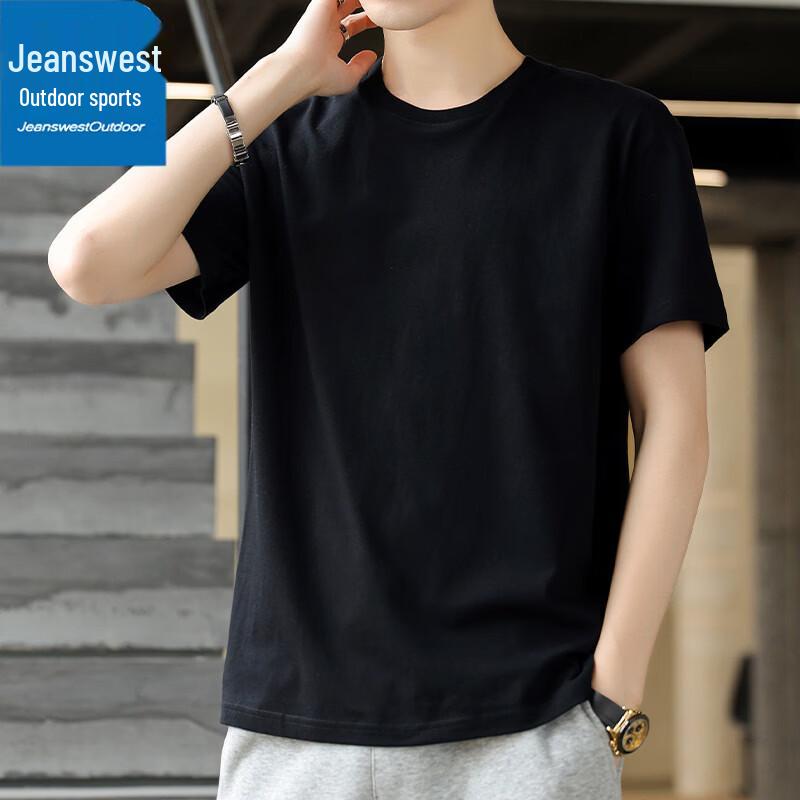 Мужская футболка из чистого хлопка для активного отдыха и спорта Jeanswest