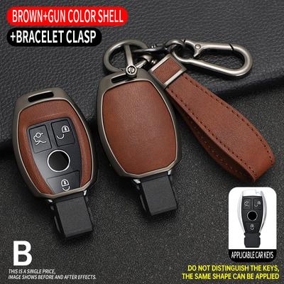 Защитный чехол для автомобильного ключа из сплава для Mercedes Benz ABCE Class GLS GLA GLK GLC CLS CLA AMG W204 W205 W212 W463 W176
