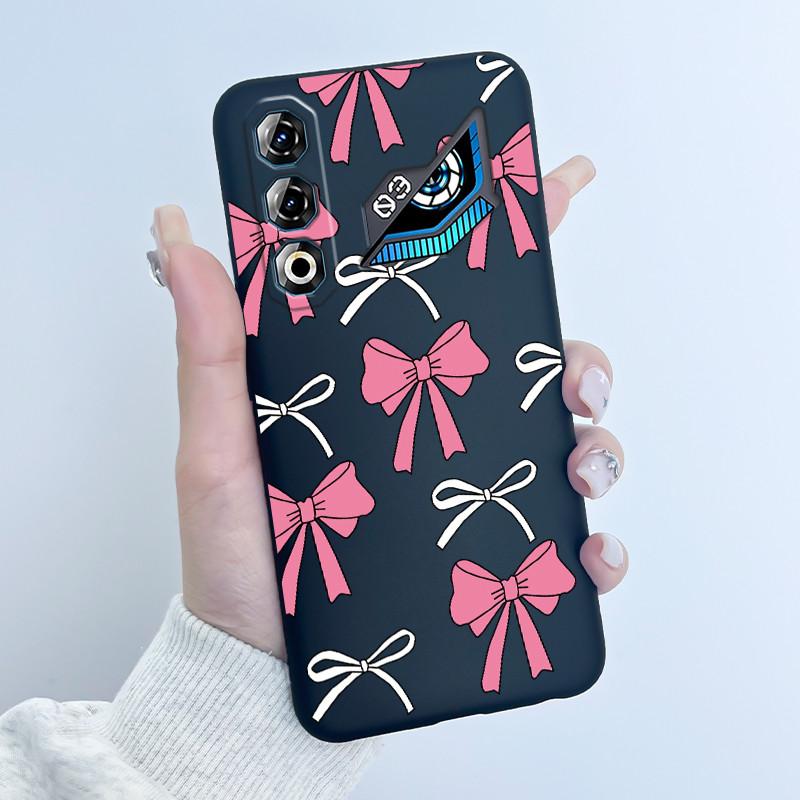 Чехол для ZTE Nubia Neo 3 GT 5G Z2465N Милый Кролик Черный Мягкий ТПУ Силикон Ударопрочный Задняя Крышка Для ZTE Nubia NEO3 GT 5G Корпус