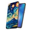 Кейс для телефона Samsung Galaxy A03 A04s A20 A30 A20e A70 A70s A50 A40 A30s с картиной Ван Гога «Звездная ночь», черный чехол из ТПУ