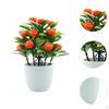 Artificial Fruit Plants Tree Potted Floral Decor Fake Flower Plant Mini