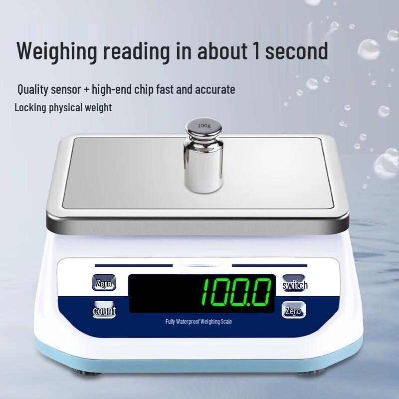 Hongxingda IP68 Waterproof Digital Kitchen Scale 2kg/0.1g