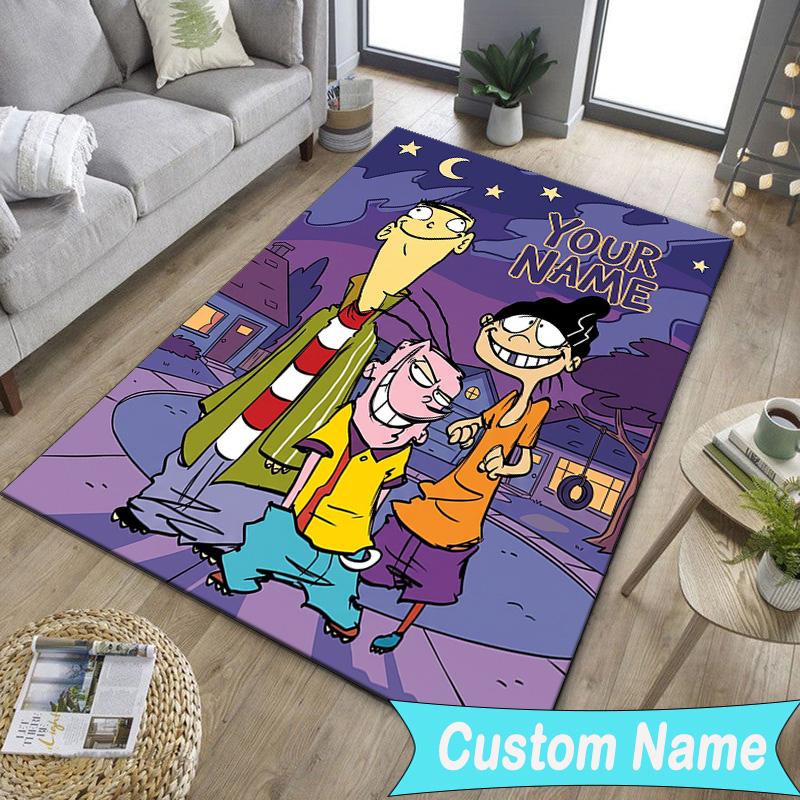 Custom NameEd Eddy Mystery Carpet, Indoor Rug, Chair Rug, Living Rooms, Doormat Made From Polyester Home Decor Birthday Christmas Gifts