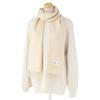 And ACCESSOIRES Brand Package Included Logo Cat Patch Muffler 48142 Beige 30cm X Length 180cm [Paul Joe] [Moonbat] PAUL&JOE Women's 24-113-48142-21-00