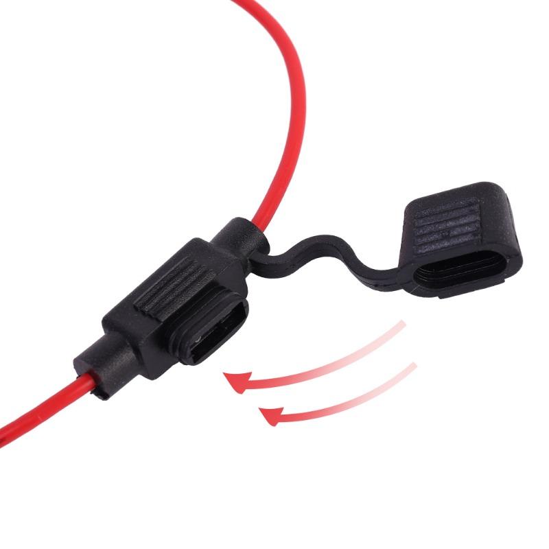 Автомобильный держатель предохранителя для 12 В 20 А встроенный предохранитель, переключатель, гнездо, схема TAP-адаптера, микростандартный предохранитель ATM, автомобильные аксессуары