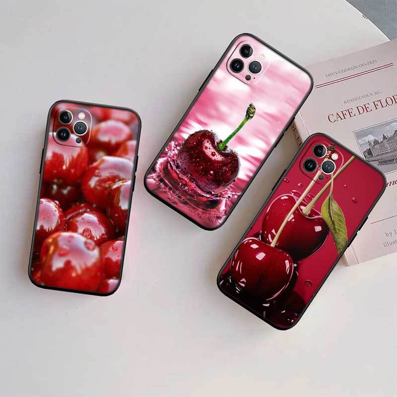 Cherry summer fruit Phone Case for Motorola Edge 60 60s 70 G86 G56 G54 E14 G04S G45 G54 G64 X30 X40 X50 S30 S50 Pro Power Tylus