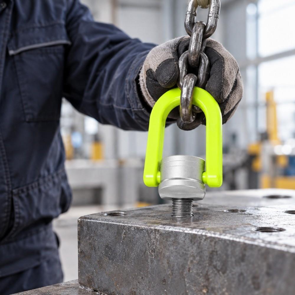 1pcs 360 Degree Rotation Rotating Eye Bolt Heavy Duty Lifting Bolt  For Construction