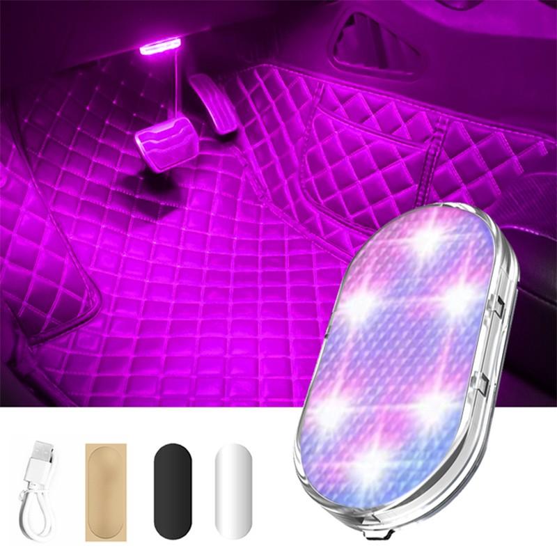 USB Charging Car Bedroom Night Light Bulb Car Interior Lights Indoor Car Lighting Ceiling Lamp Night Touch Light