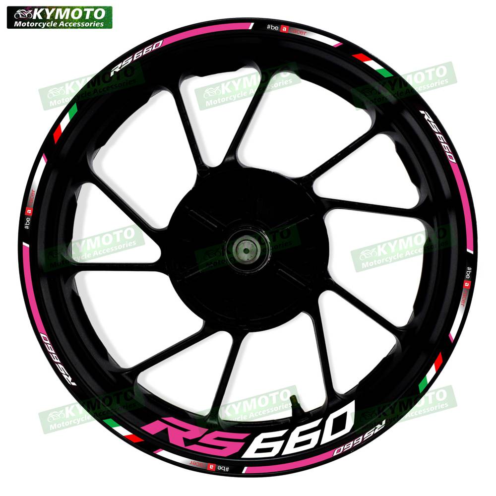 For Aprilia RS660 RS 660 reflective motorcycle stickers 17-inch front and rear rims decals fairing accessories decoration