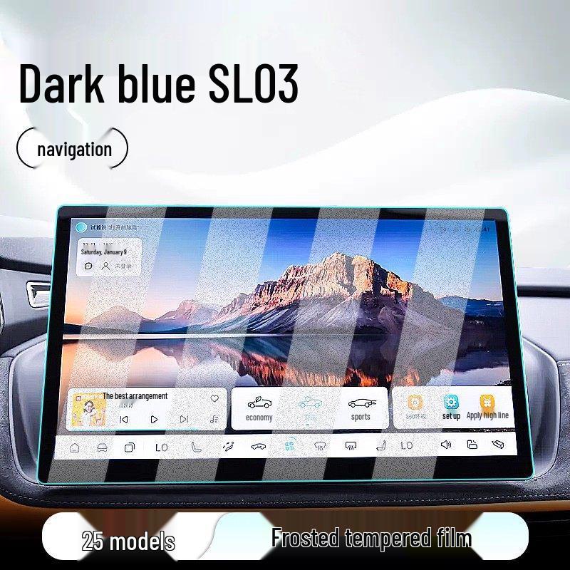 Защитная пленка Deep Blue SL03: Закаленное стекло для 25 моделей автомобильных навигаторов и панелей приборов