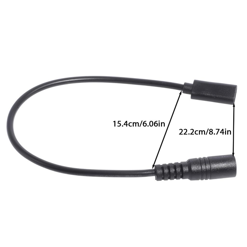 Разъем DC 5521 на разъем Type-C 5.5x2.1 мм на USB Type-C Конвертер Шнур питания Поддержка 5В3А