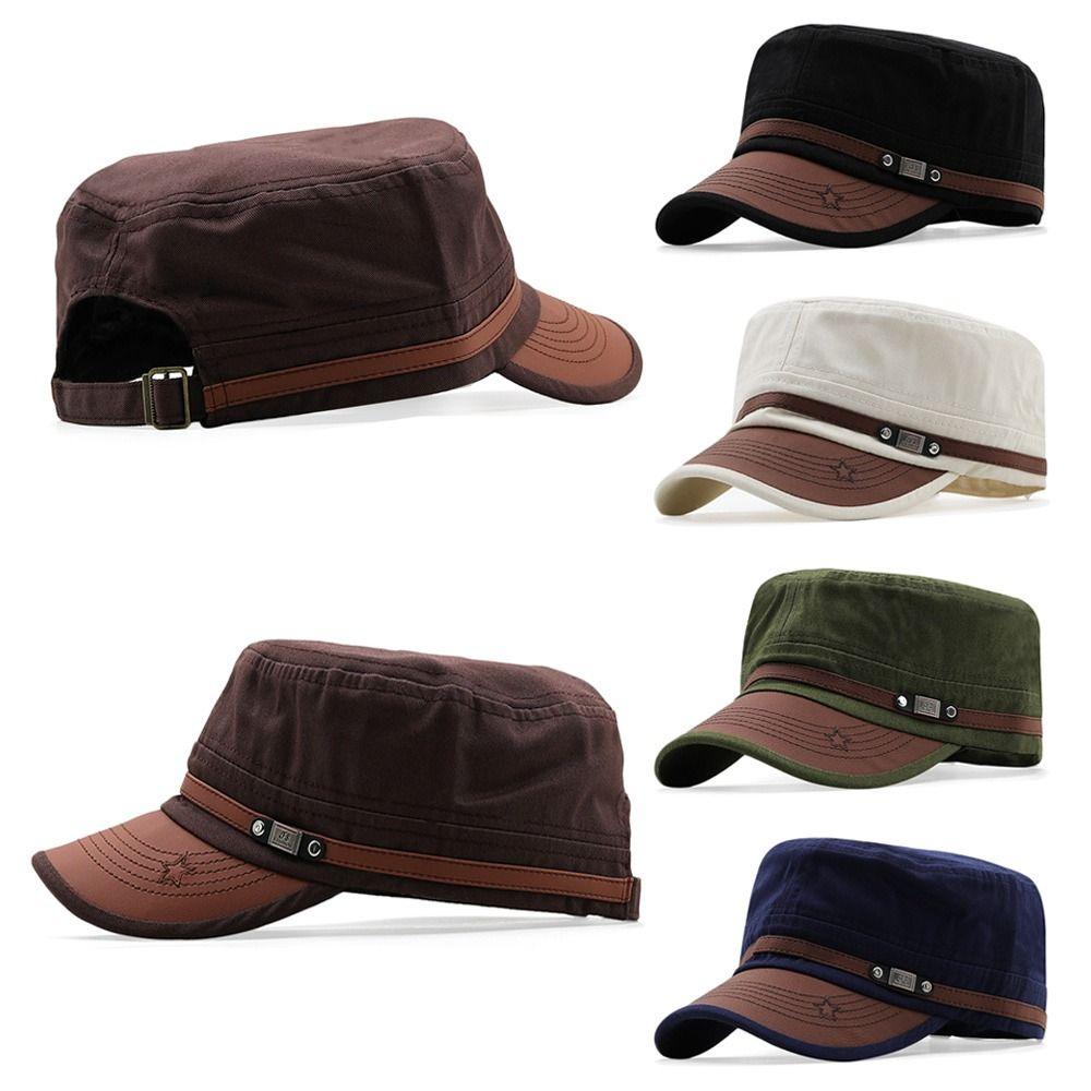 Casual Breathable Adjustable Cadet Hat Baseball Cap Sun Cap Hat