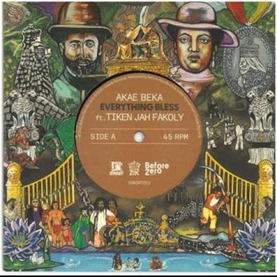 7-дюймовая пластинка AKAE BEKA, TIKEN JAH FAKOLY - Everything Bless / Verything Bless IGBZR7002 Before Zero 2024 US Регги, Ска и Даб