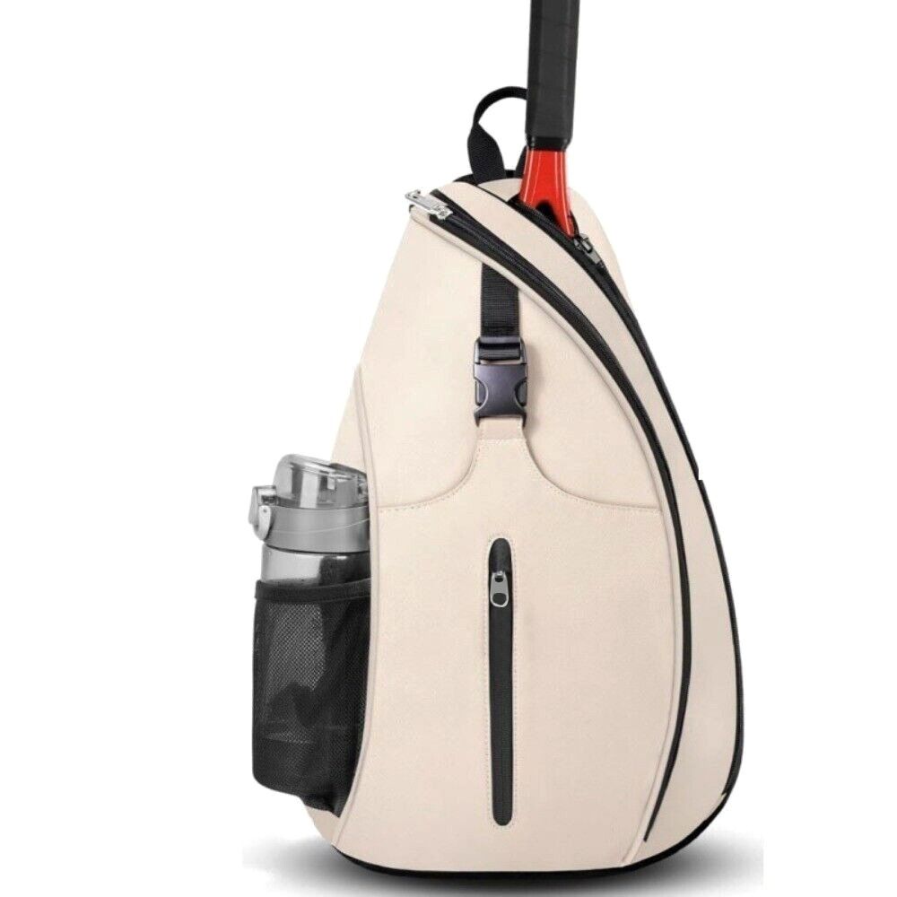 Large Capacity Pickleball Rackets Backpack Zipper Closure Badminton Bag For Men Women Sports
