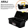 AIRAJ 12 Inch Tool Box Plastic Hard Case Suitcase Professional Complete Garage Organizer Multifunction Electrician Storage Tools