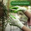 3 Pairs Garden Gloves One Size, Breathable Foam Latex Working Gloves For Gardening, Landscape, DIY 100% Pure Rubber