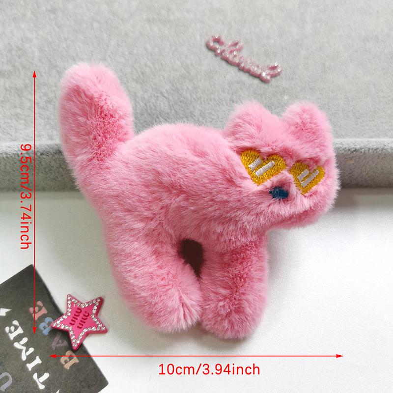 Kawaii Мягкая игрушка-животное Маленькая кошечка Брелок Плюшевая сумка Автомобильный брелок Подвеска Детские мягкие игрушки-животные