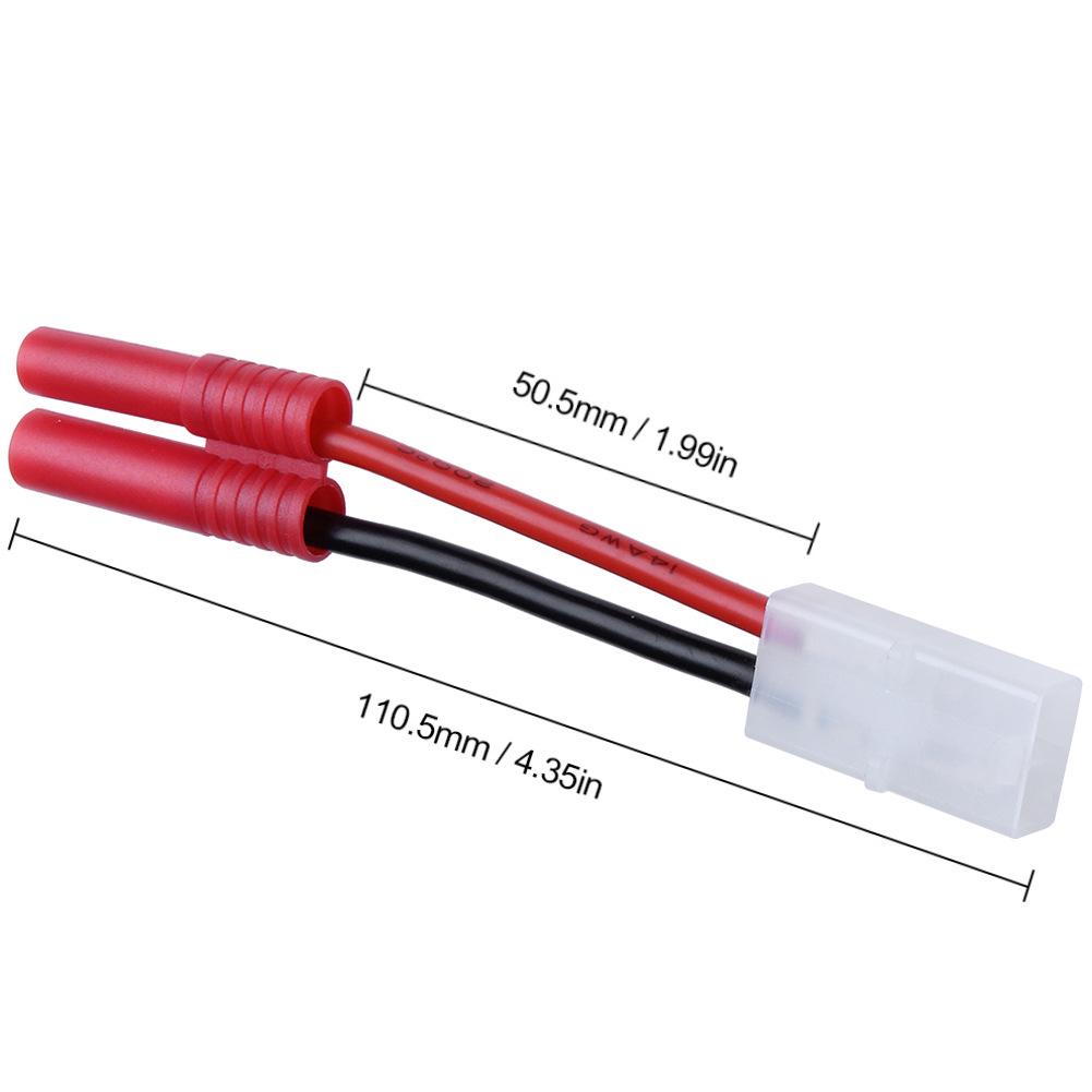 In-Stock: HXT to Tamiya Female Connector 4.0mm Power Cable 50mm for Model Car Upgrade