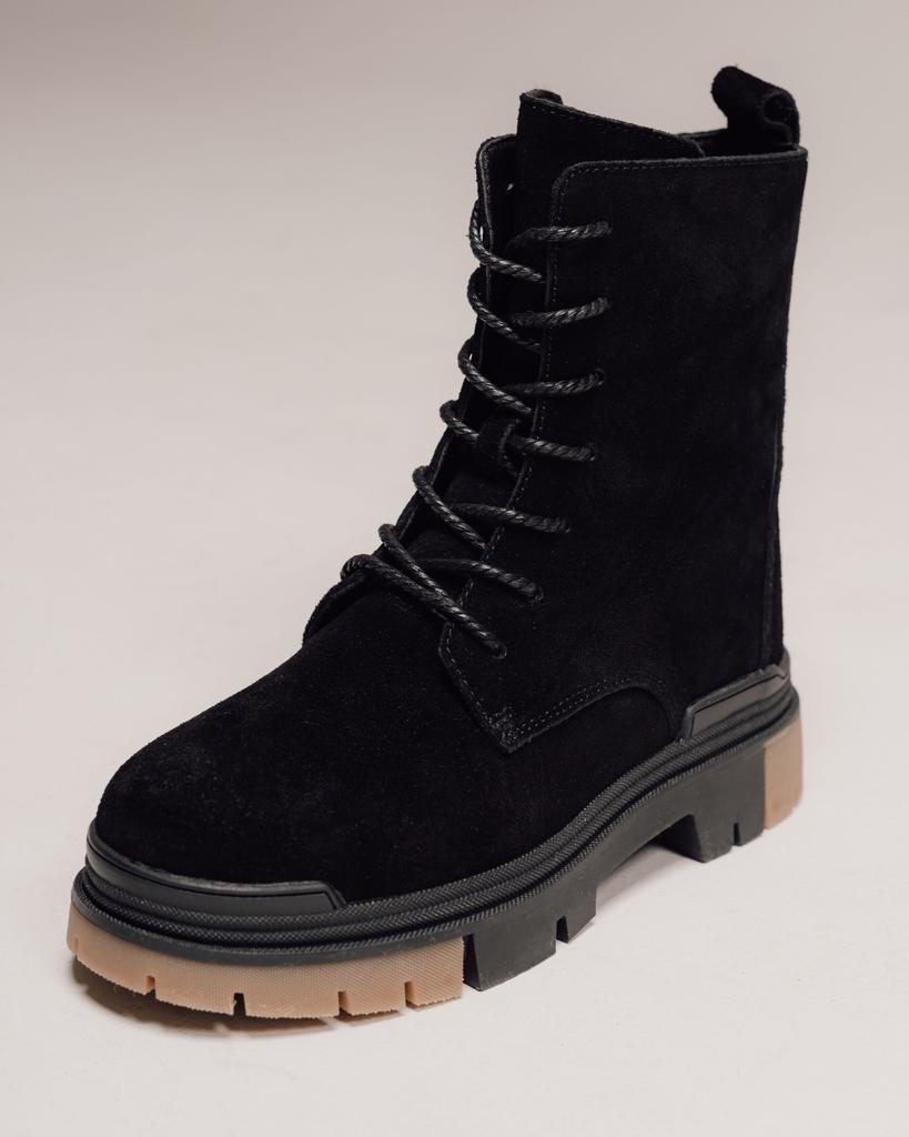 Ботинки высокие зимние Lola Andy 8855 36 черные замша шерсть