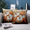 1 Pieces-2D flat printing Autumn Pumpkins And Flowers Decorative Cushions Polyester pillowcase, sofa decorative cushion cov