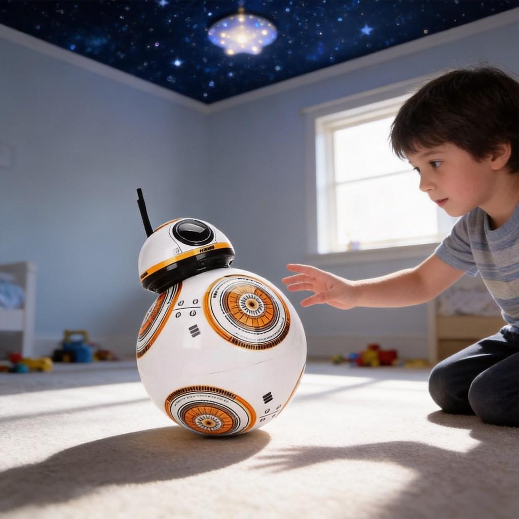 Звездные Войны Робот-Патрульный BB-8 Вращающийся С Пультом Управления Для Детей И Коллекционеров