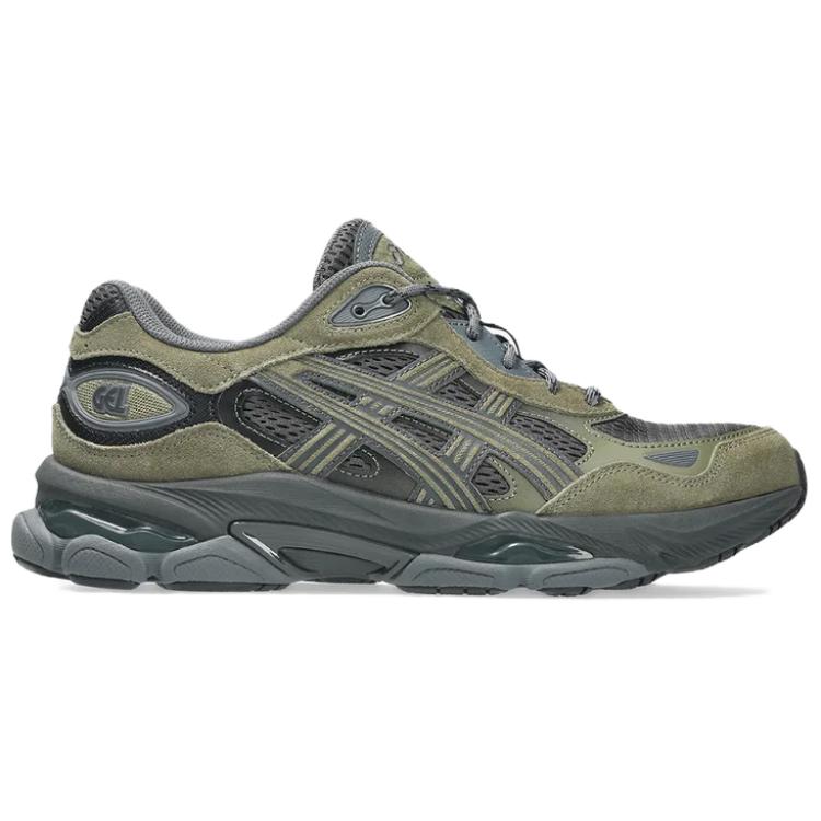 Asics Gel-Nyc 2.0 Удобные Легкие Амортизирующие Прочные Поддерживающие Легкие Низкие Кроссовки для Бега Унисекс Зеленый 1203B080-021