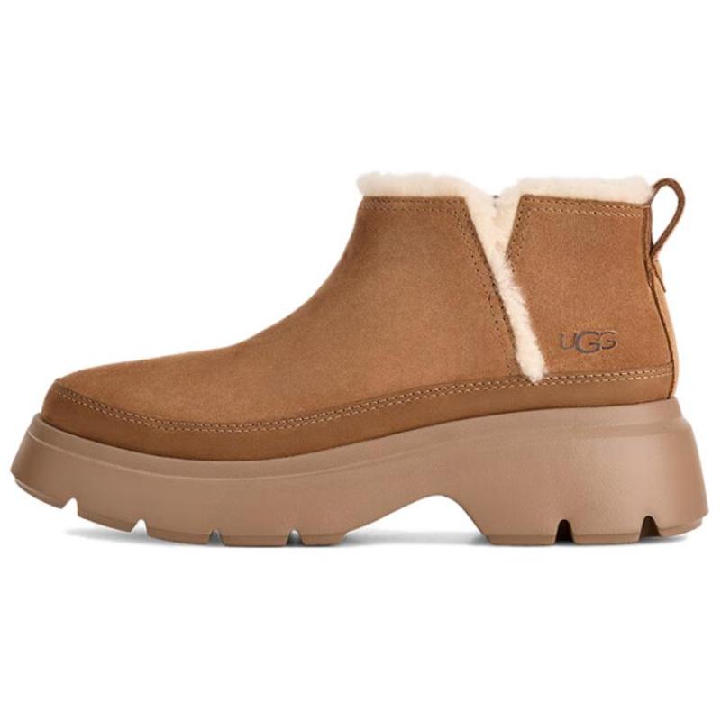 UGG Calimuze Ultra Mini Slip On Snow Boots Women's Chestnut Sneakers 1174495-CHE