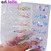1 Pack AB Flatback Glass Nail Rhinestones Diamond Teardrop Horse Eye Crystals Shiny Gems Decorations