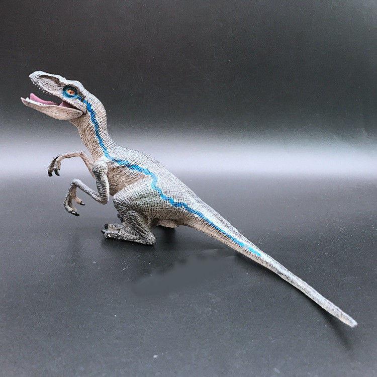 Classic Appeal 2018 Blue Velociraptor Figure With Movable Features For Action Figure Collectors