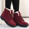 Women's Winter Boots Low Heels Women Boots with Fur Warm Winter Shoes Women Snow Boots Ankle Botas Mujer Winter Footwear Female