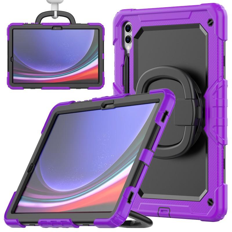 Shockproof Full Cover Case With Wrist Strap Stand Galaxy Tab S10 Ultra Lite IPad Air 6