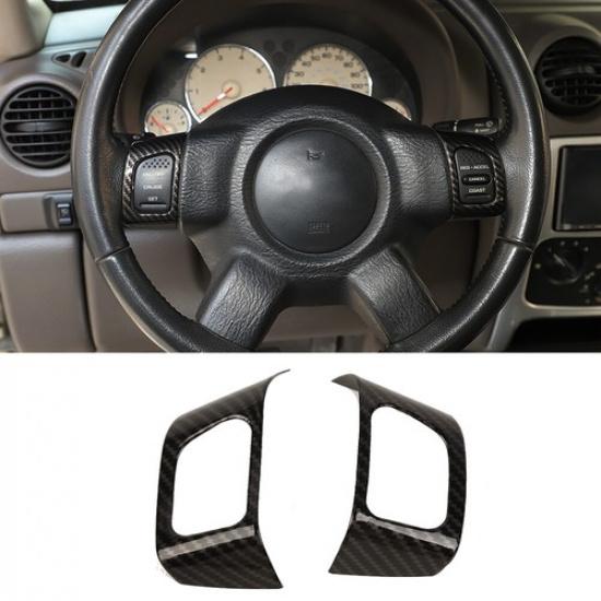 Накладка на руль из углеродного волокна для Jeep Liberty 1999-2007 США Аксессуары