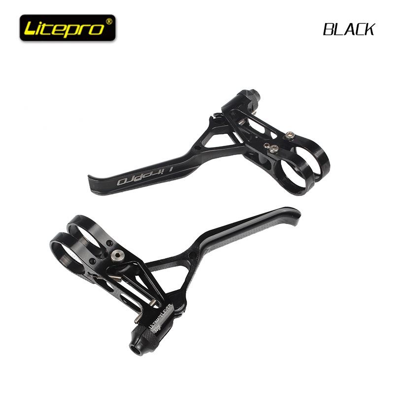 Litepro BMX Bicycle Ultralight CNC 64g Brake Lever Folding Bike For Brompton 14/16/20 Inch V Brake Levers Handle Parts