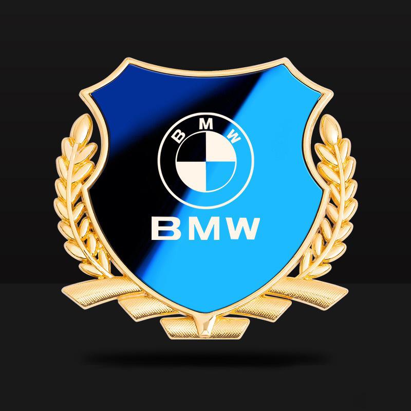 EAJN6 3D Metal Car Trunk Window Side Emblem Sticker Exterior Bodywork Decorative Decal For BMW E90 E91 E92 E93 E60 E61 F10 F07 E64 E63