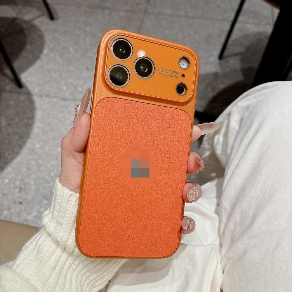 Стильный кожаный чехол с полным покрытием для iPhone 17 Pro Max