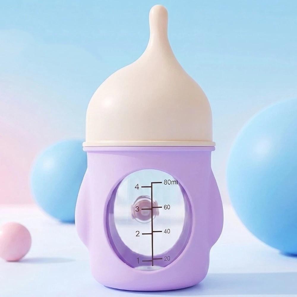 Visible Scale Cat Feeding Bottle Silicone Nipple Pet Feeding Bottle Newborn Kittens
