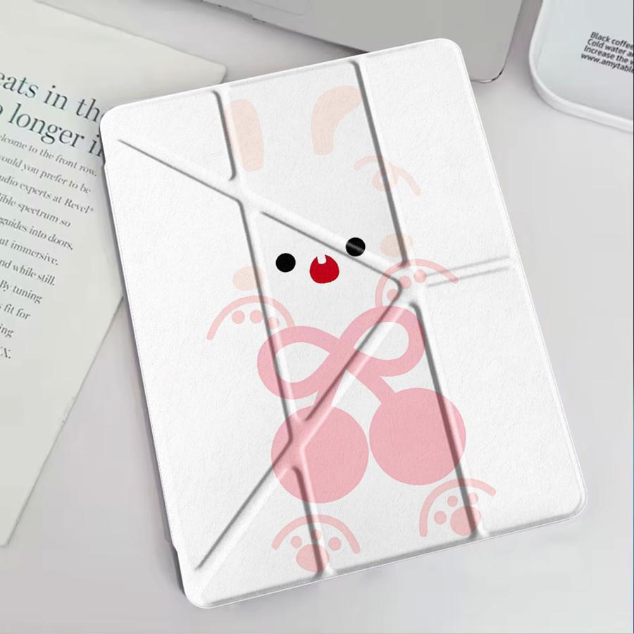 Чехол для планшета для iPad Air 4 5 M3 M2 1 2 M4 11 дюймов Mini 6 7 Pro 2025 Pro 11-го 10-го 9-го 8-го 7-го 12,9 дюйма Держатель Чехол Кролик