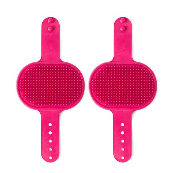 2Pcs Silicone Cat Grooming Strap Pad Self Groomer Brush Cats Adjustable Pet Grooming Tool Pet Grooming Accessory