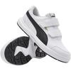 Puma Evolve Court V Jr Versatile Comfortable Low-Top Kids Skate Shoes Men Skate Shoes White Black 404315-01
