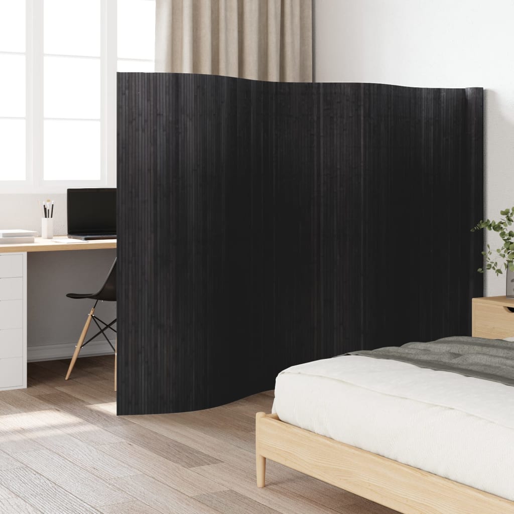 Bamboo Room Divider Gray Width 600 cm Height 165 cm