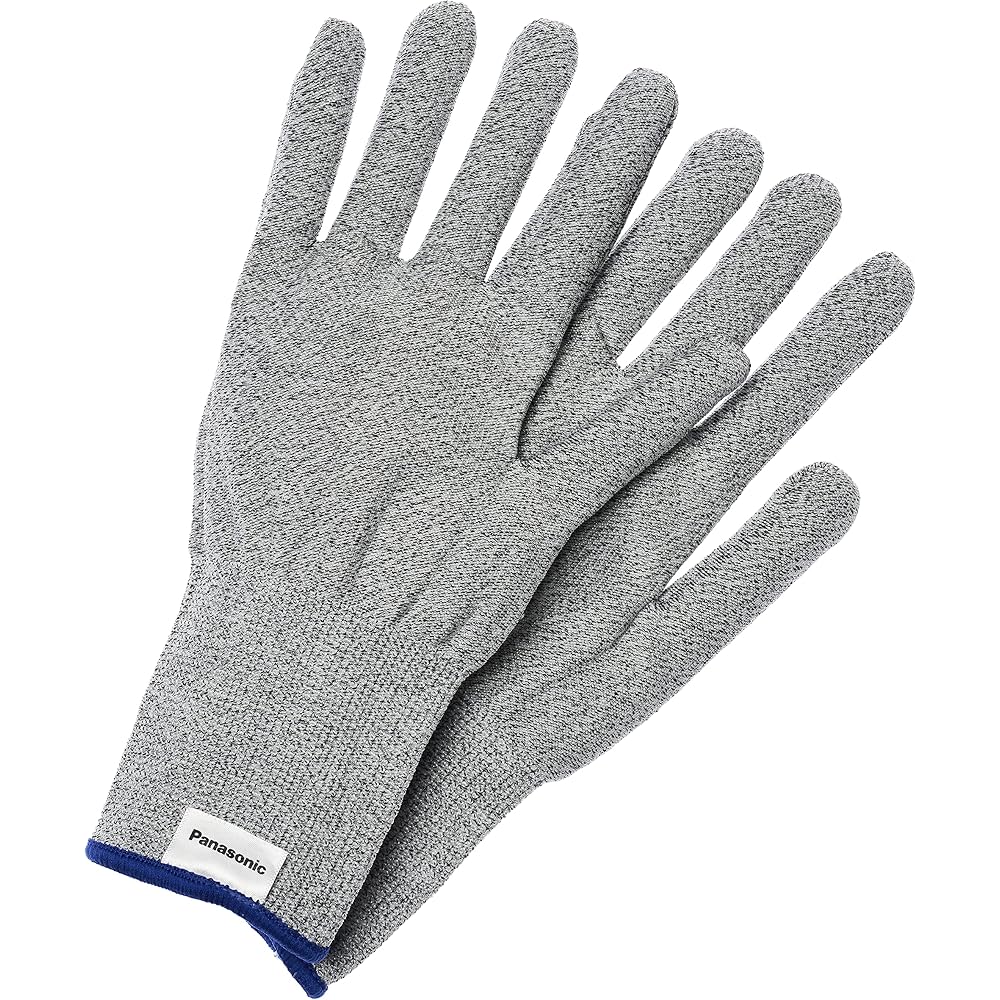 Panasonic Tungsten Cut-Resistant Gloves Size LL Level E Washable Safety Gear