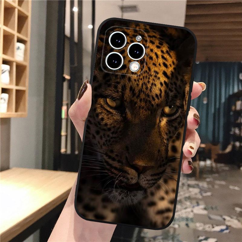 Phone Case Carcasa Funda For iPhone 17 Pro Max 17 Air 16 15 14 13 Pro Max 15 16 Pro 15Plus Cheetah leopard panther Case