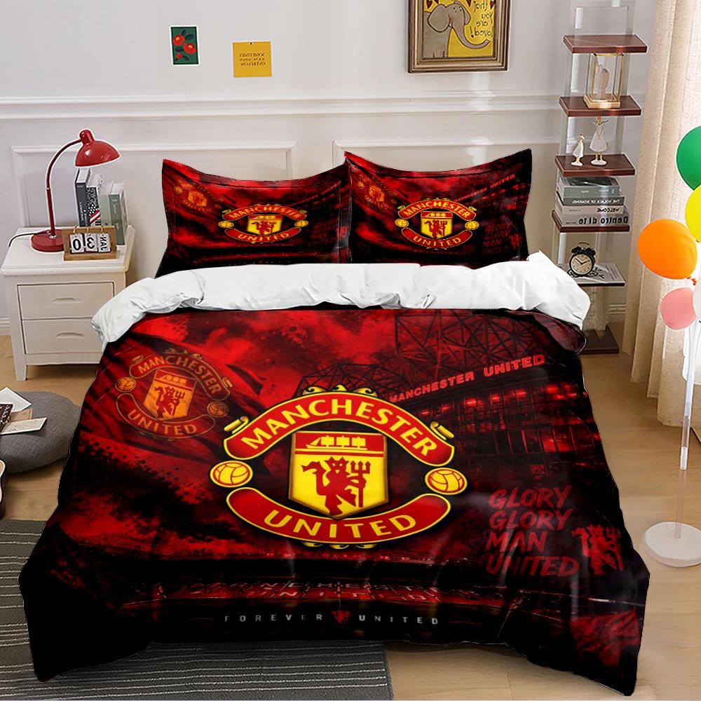 Yellow Soccer Bedding Set Bedding Duvet Cover Set Duvet Cover Pillowcases Home Decor (1 * Duvet Cover 2 * Pillowcases, without duvet insert)